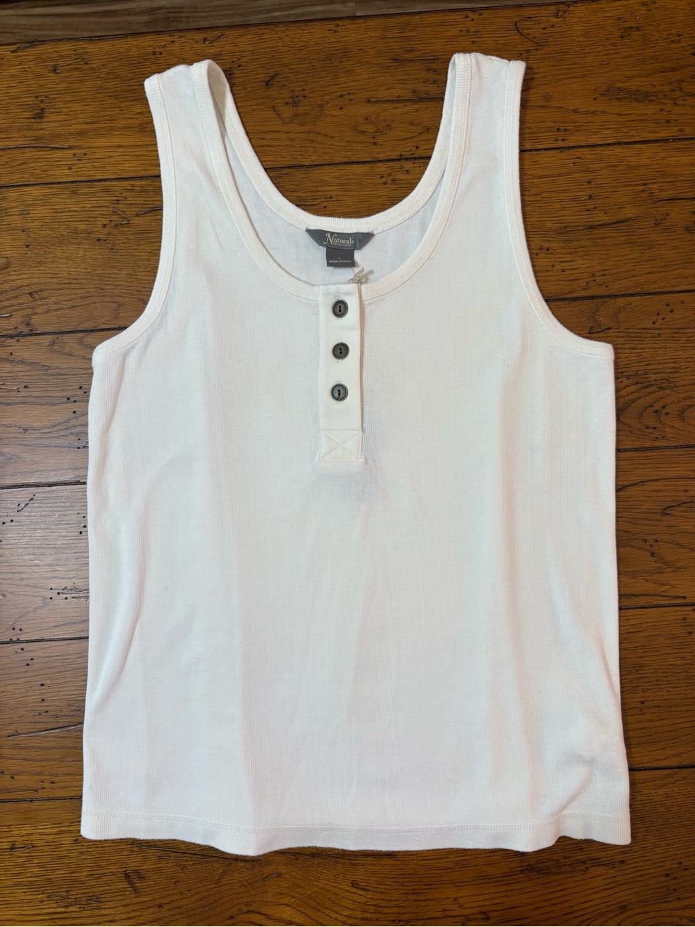 Natural Reflections Women's Henley Tank Top